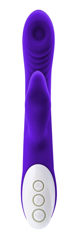 Lick Me Purple Triple Stim Vibrator for Ultimate Pleasure Purple VIBRATORS-RABBIT
