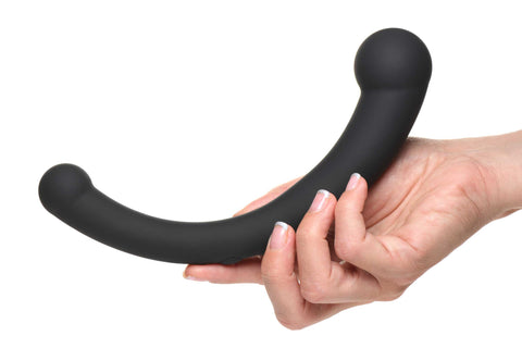 Silicone Dual Ended Vibrating Dildo for G-Spot and P-Spot Play Dongs Neutral