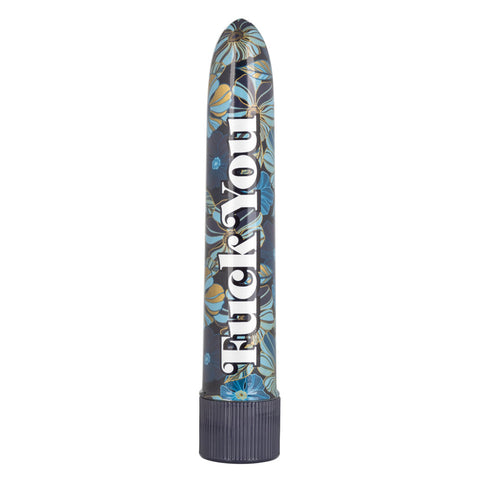 Naughty Bits Fuck You Personal Vibrator Floral Design 10-Function Powerful Massager Vibrators