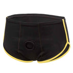 Boundless Black and Yellow Brief – Harness > Dildos > Strap On Harnesses