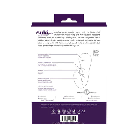 Suki Plus Dual Sonic Vibrator for G-Spot Stimulation > Sex Toys For Ladies > Clitoral Vibrators and Stimulators