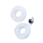 Nasstoys Enhancer Dual Love Silicone Cock Rings Clear Set > Cock Ring > Sets