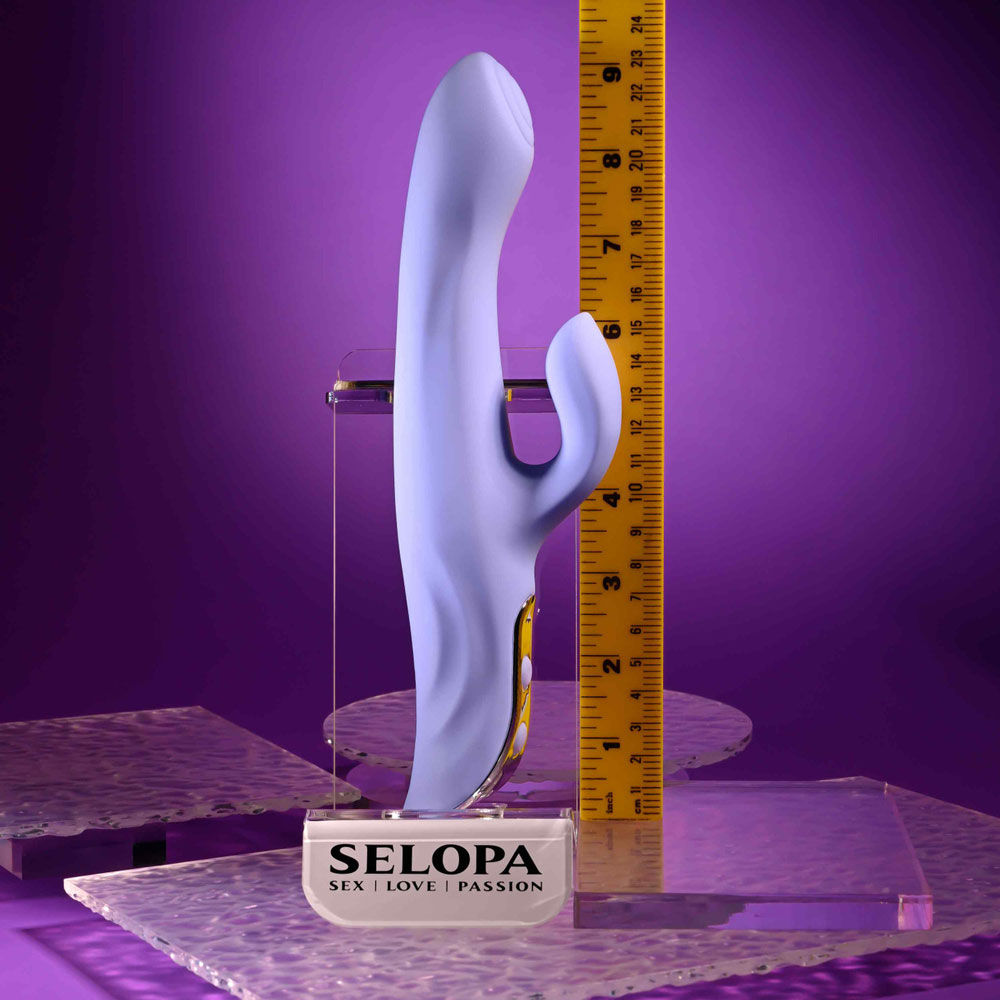 Lavender Love – Waterproof Dual Motor Rechargeable Flexible Vibrator Secondary image