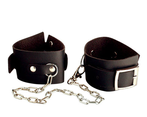 Fetish Fantasy Series Beginner's Adjustable Leather Cuffs – Wrist Restraints > Bondage Gear > Restraints