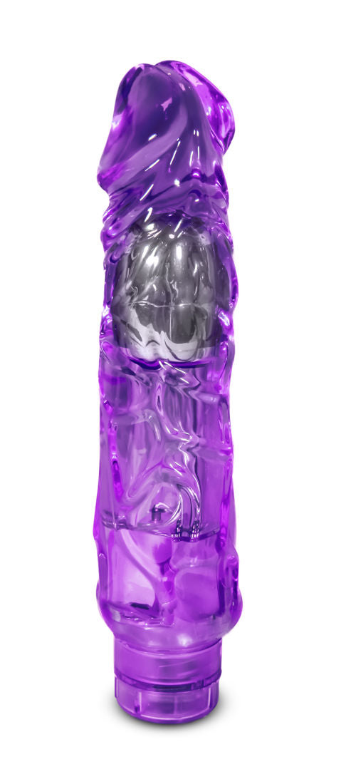 Wild Ride Realistic Purple Vibrator with Bendable Shaft 9 Inch Vibrators