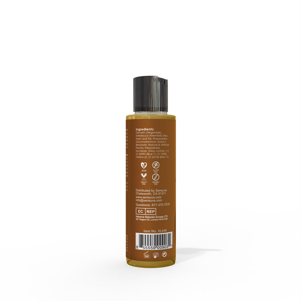 Sensuva Sizzle Lips Salted Caramel Warming Edible Gel 125ml > Lube > Flavoured
