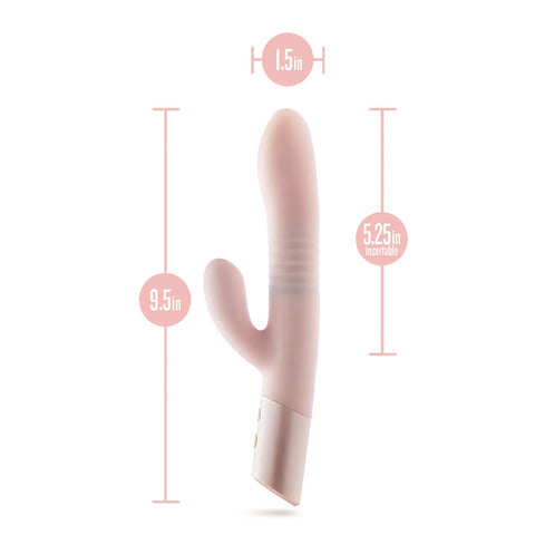 Blush Fraya (Pink) – Rabbit Vibrator 5.25 Inch Insertable > Vibrators > Ladies > Rabbit