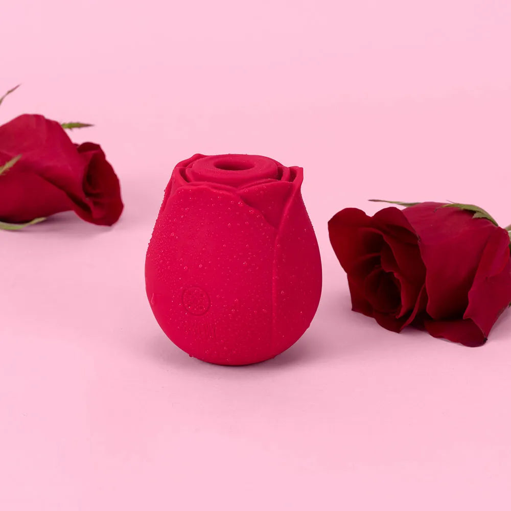 Alchemy Rosebud (Red) – Luxury Air Pulse Massager > Sex Toys For Ladies > Rose Stimulators