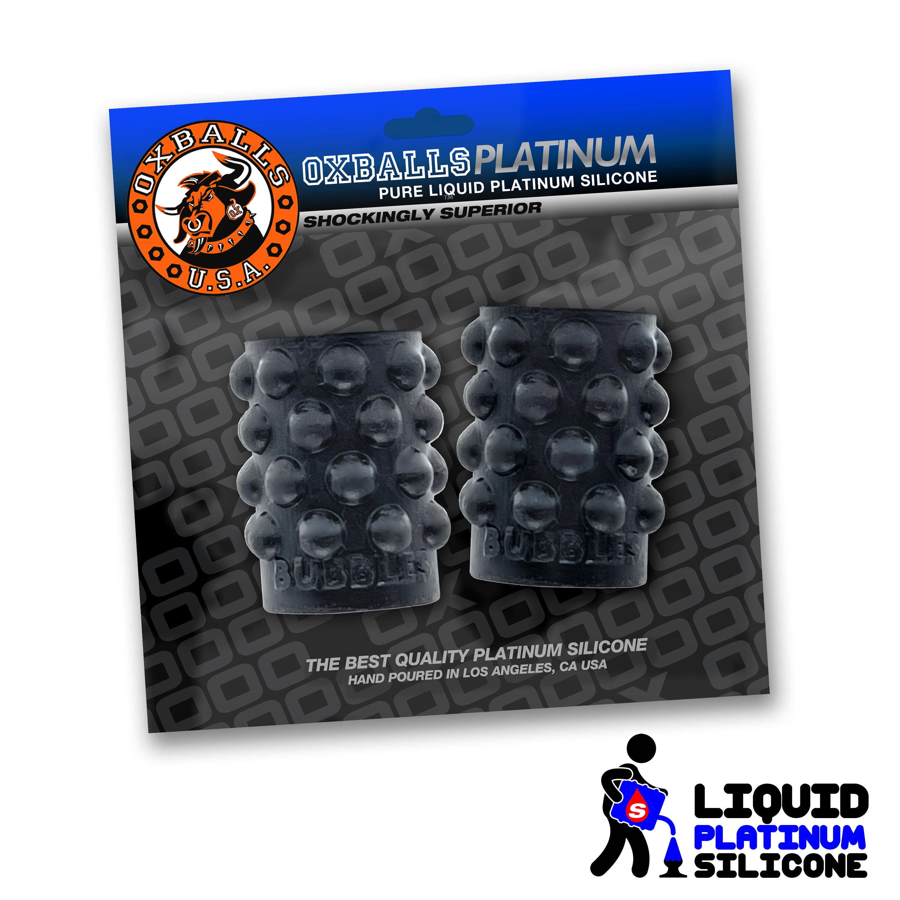 Black Liquid Platinum Silicone Nipple Suckers for Sensation Black Nipple Suckers