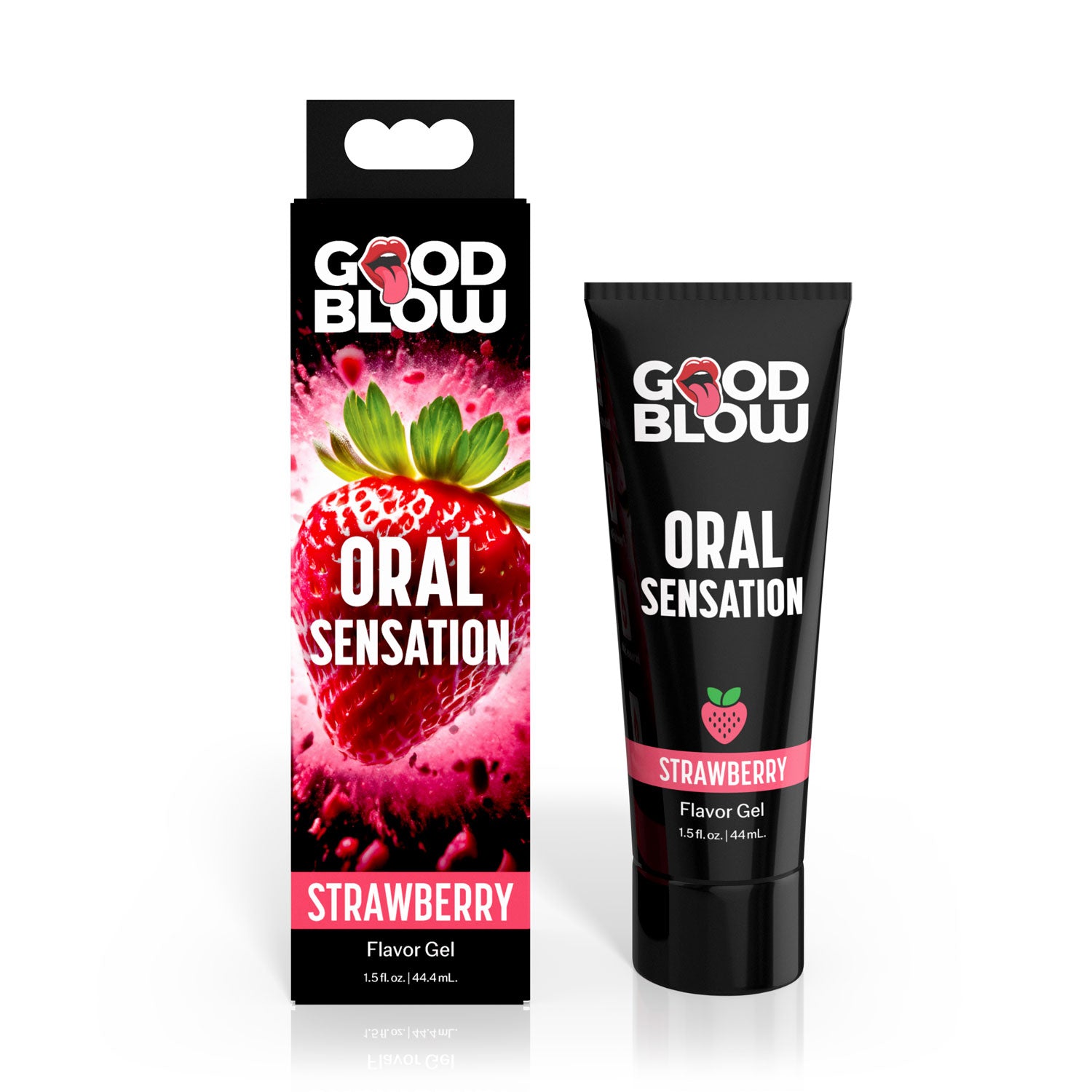 Good Blow Oral Sensation Gel Strawberry Flavored 44 Milliliter Tube Oral Gels & Sprays