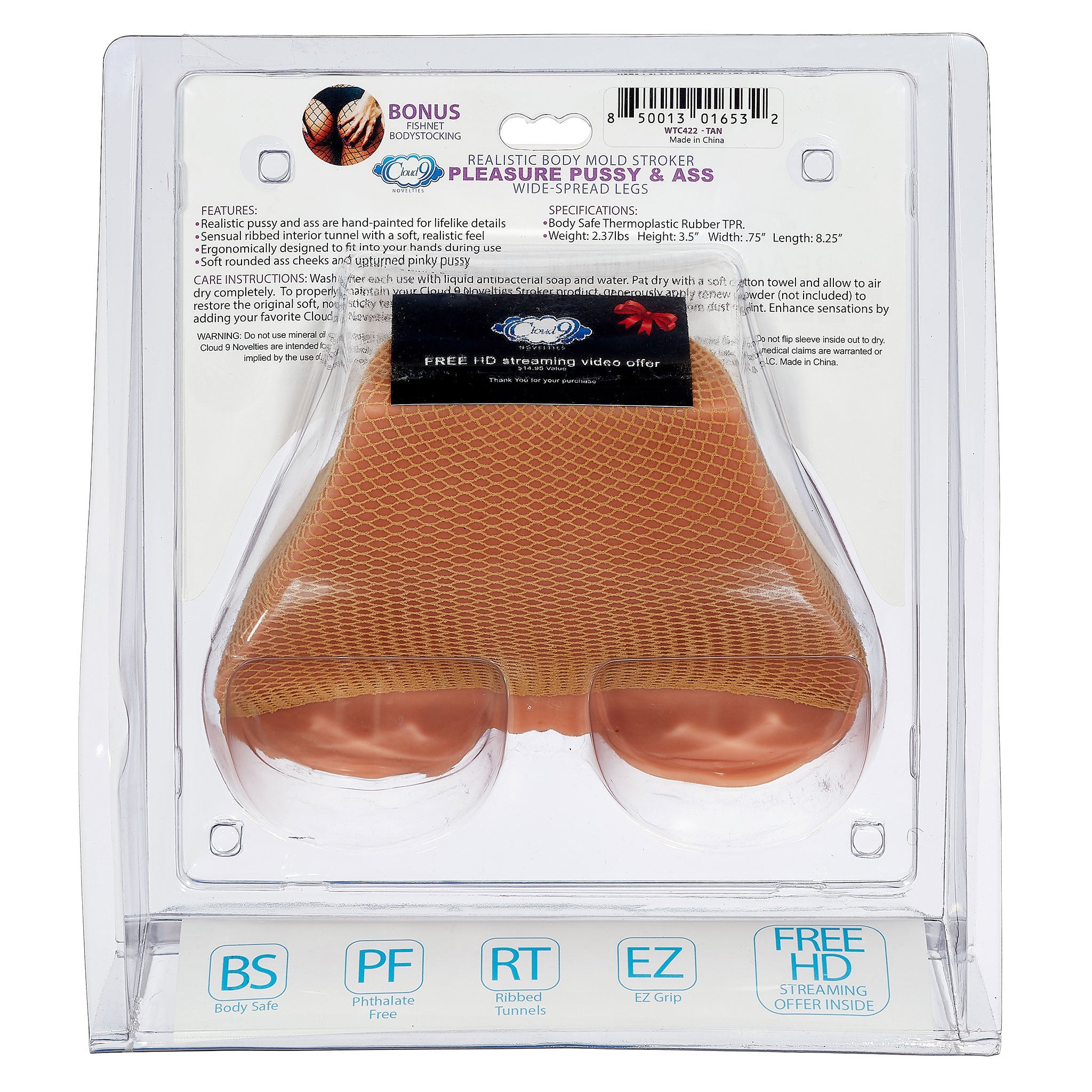Realistic Body Mold Stroker (Tan) – Realistic Pussy and Ass Hand-Painted Stroker Tan > Sex Toys For Men > Masturbators > Manual