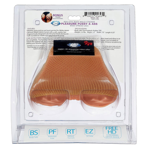 Realistic Body Mold Stroker (Tan) – Realistic Pussy and Ass Hand-Painted Stroker Tan > Sex Toys For Men > Masturbators > Manual