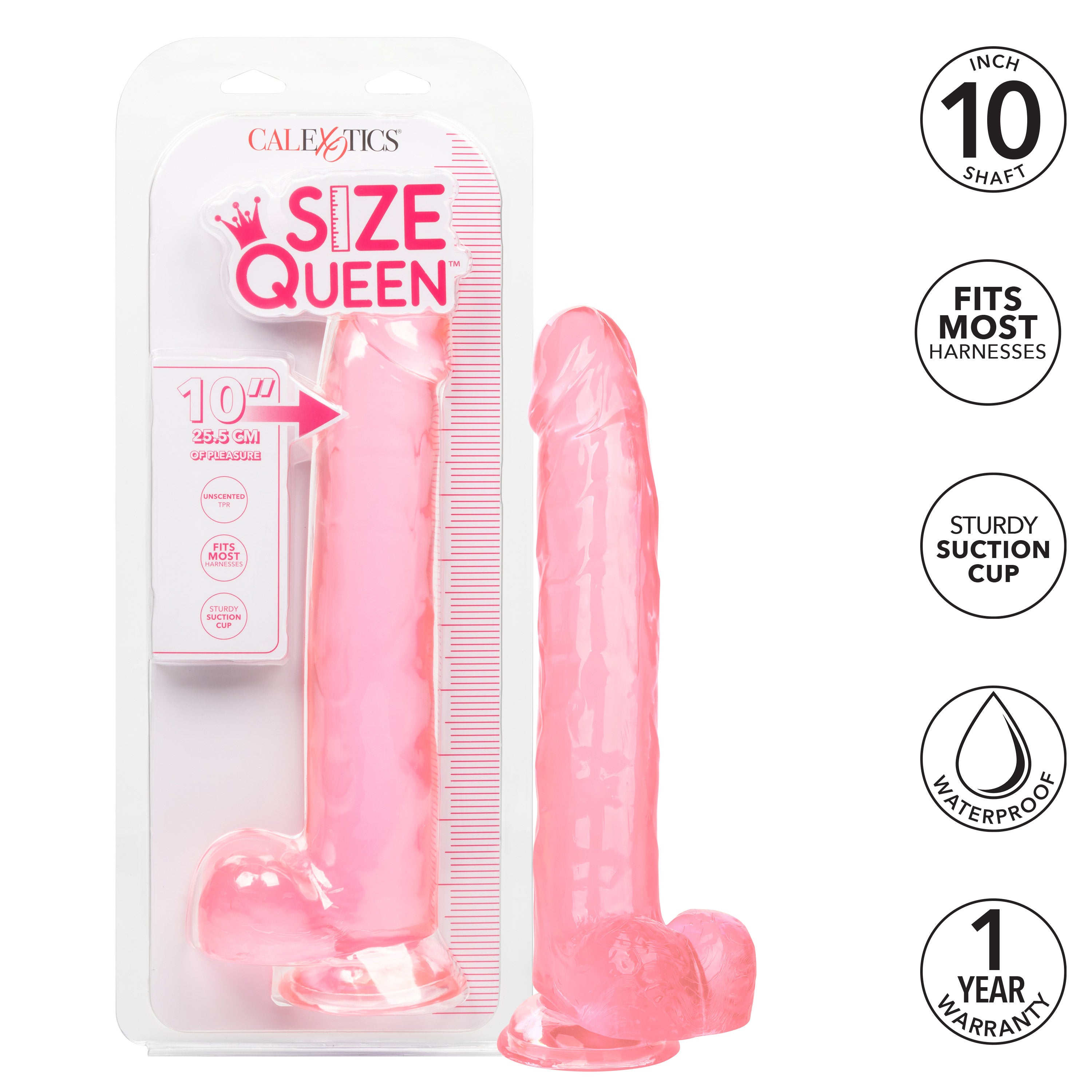 Size Queen 10 Inch Realistic Blue Dildo > Dildos > Large Dildos