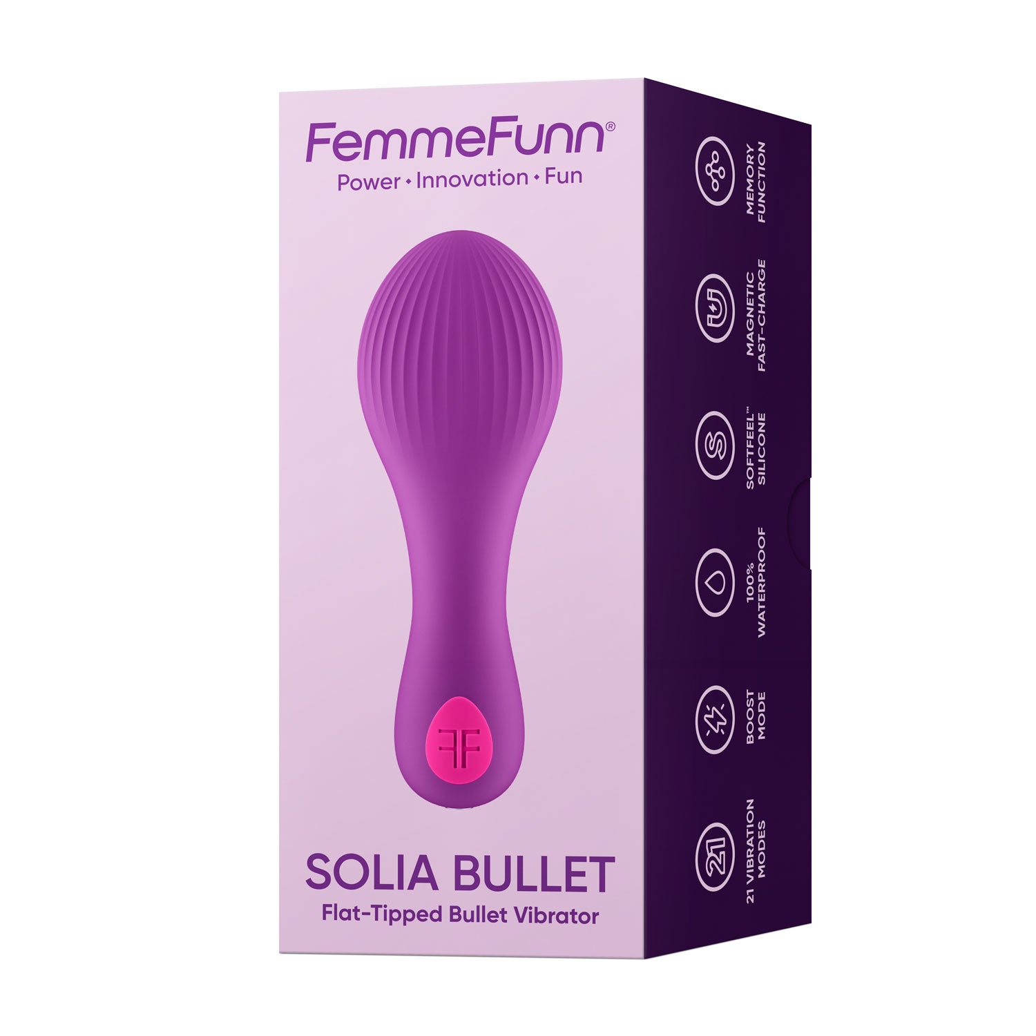 Solia Bullet Vibrator (Pink) – Compact Flat-Tipped Vibrator > Vibrators > Standard Vibrators