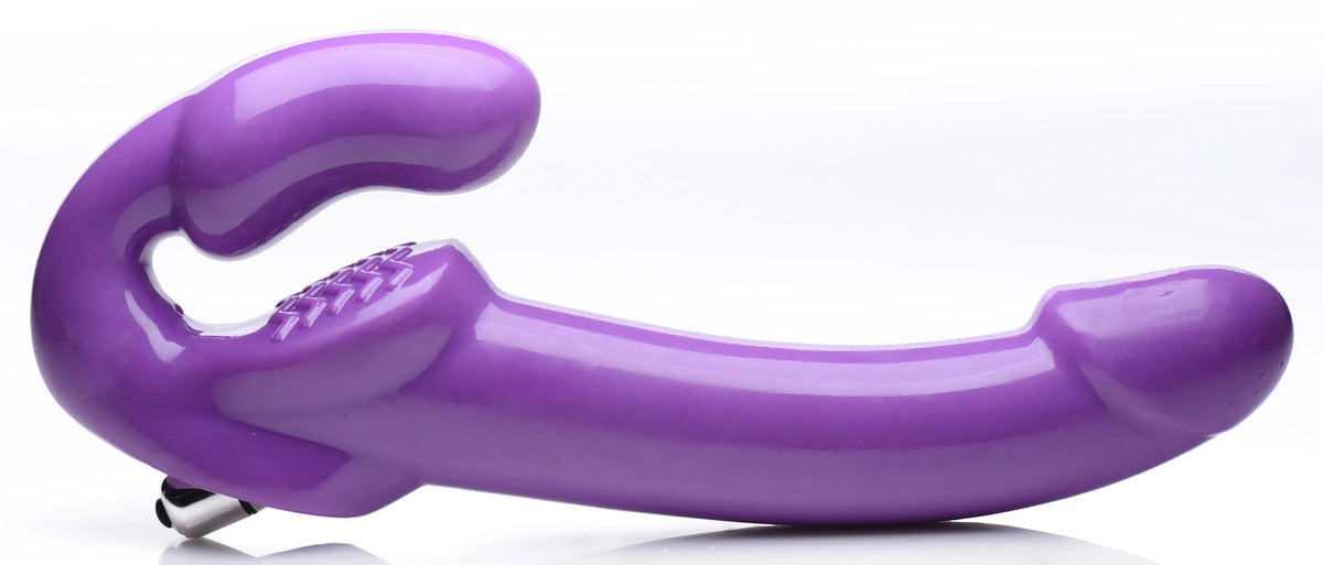 Revolver Strapless Strap-On – Extra Thick Long Shaft Harness-Free Harness-Free Vibrator (11.4) > Dildos > Strapless Strap Ons