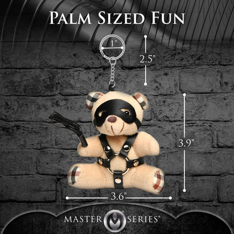 Master Series BDSM Teddy Bear Keychain Gag Gifts & Novelties