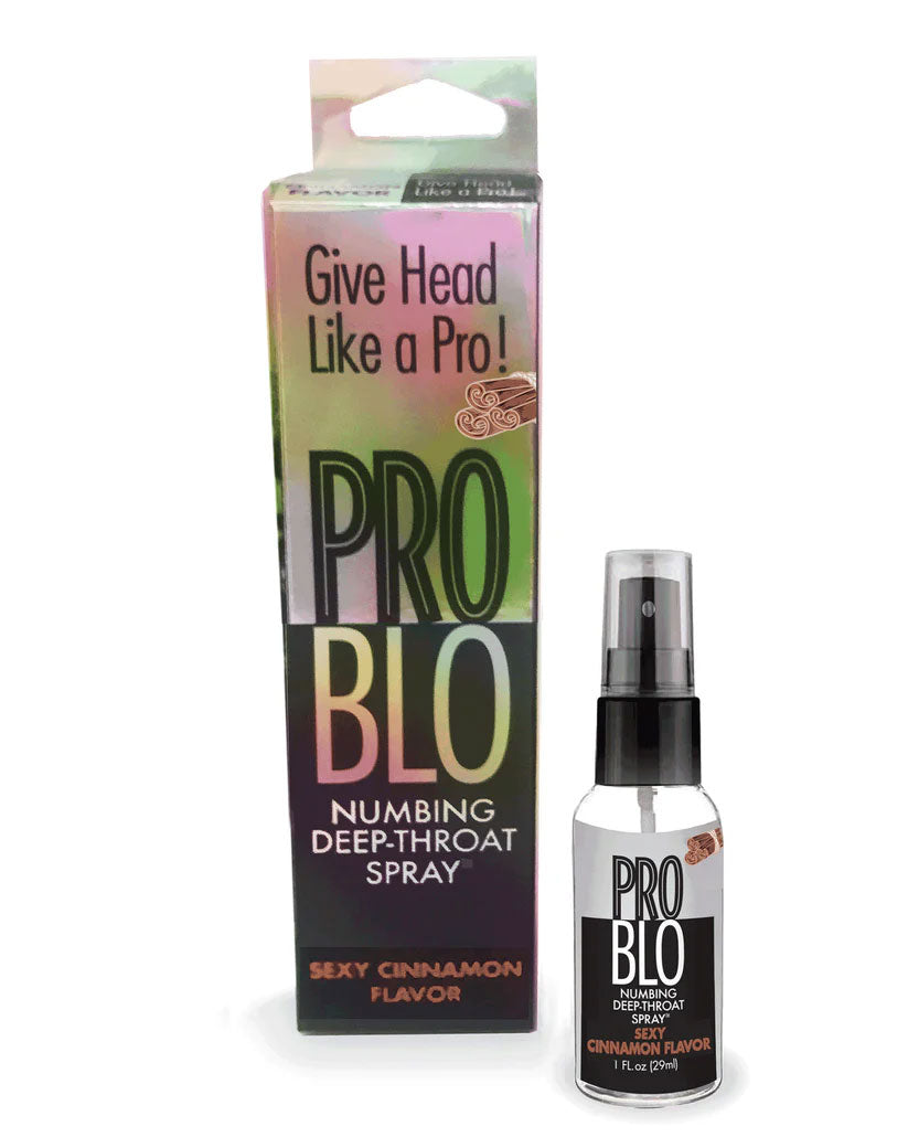 Problo Cinnamon Numbing Deep Throat Spray – American Made Oral Spray with Warming Cinnamon Default Title > Lube > Oral Gels & Sprays