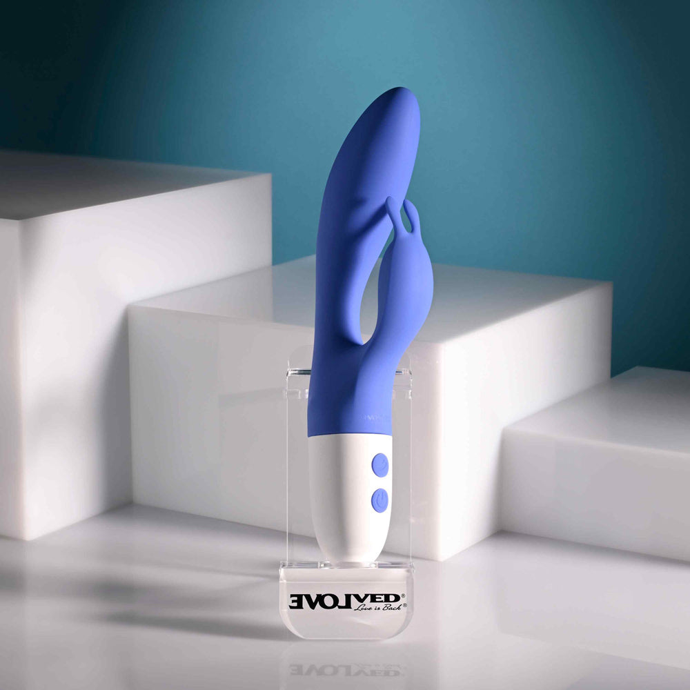 Evolved Funny Bunny 20cm USB Rechargeable Silicone Rabbit Vibrator > Vibrators > Ladies > Rabbit