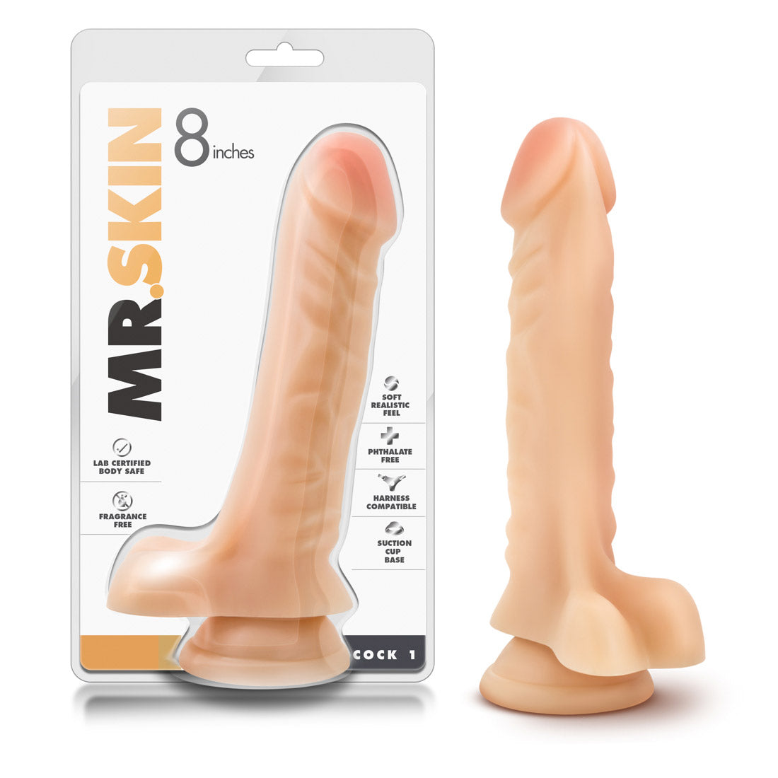 Dr Skin Realistic Dildo 9 Inch Cock > Dildos > Large Dildos