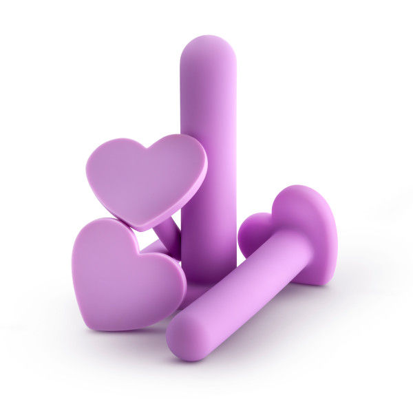 Wellness Silicone Vaginal Dilator Kit 4-Piece Set Purple Dilators