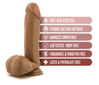 Dr William 8 Inch Tan Dildo With Balls > Dildos > Realistic Dildos