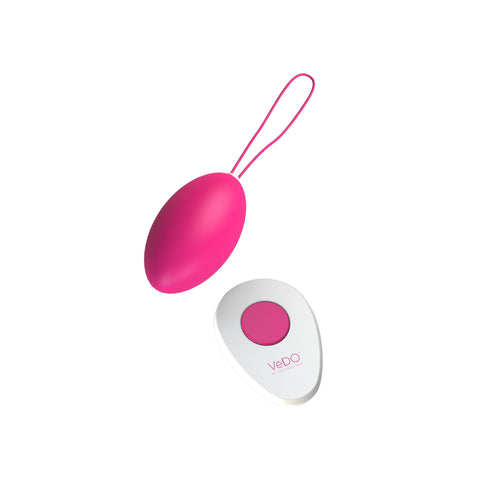 Peach Vibrating Egg in Foxy Pink Quiet Powerful Adult Toy BULLETS & EGGS