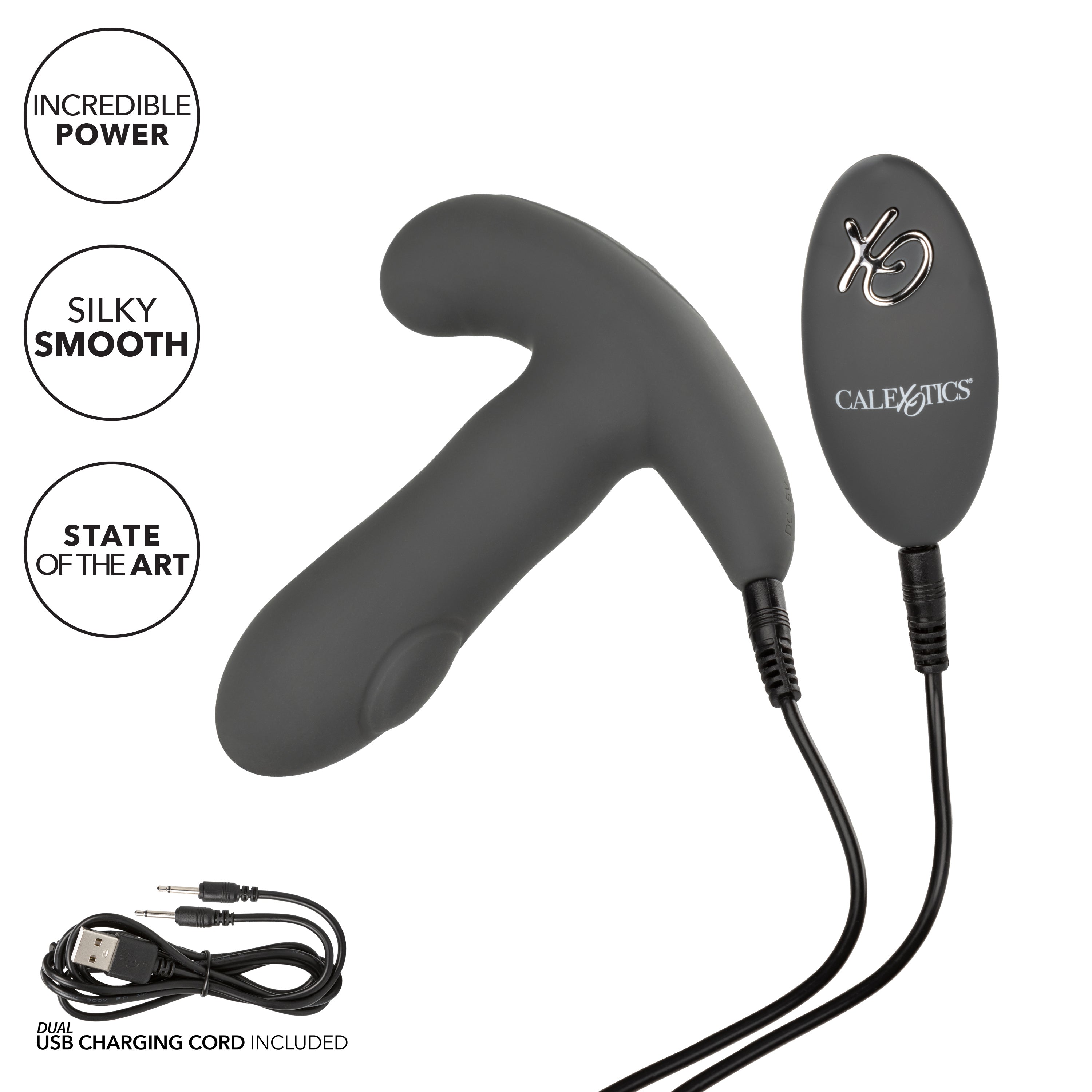 Eclipse Remote Control Dual Motor Pulsating Anal Probe Toy > Anal Range > Vibrating Butt Plugs