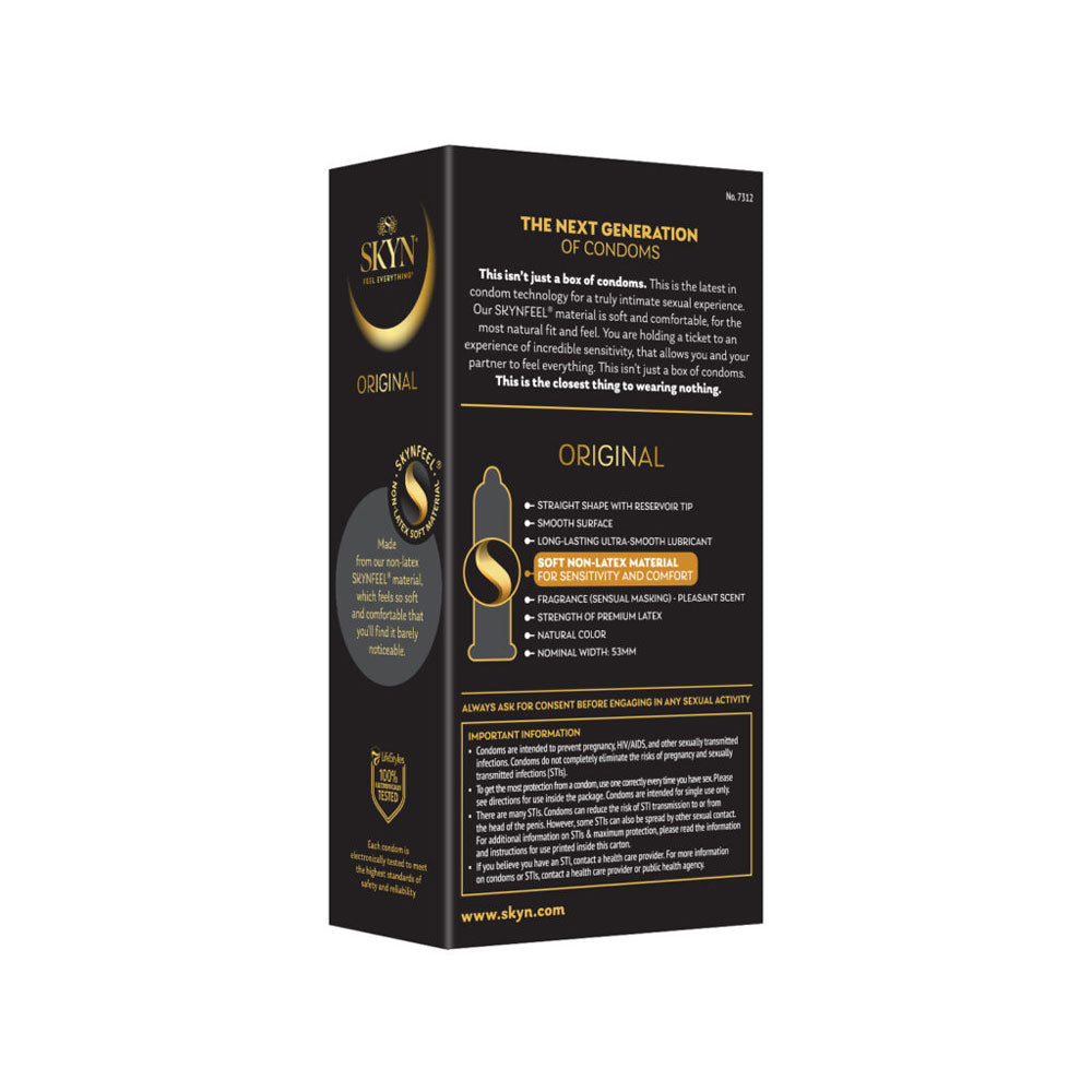 Lifestyles Skyn – Non-Latex Condoms 12 Pack > Essentials > Condoms > Non-Latex