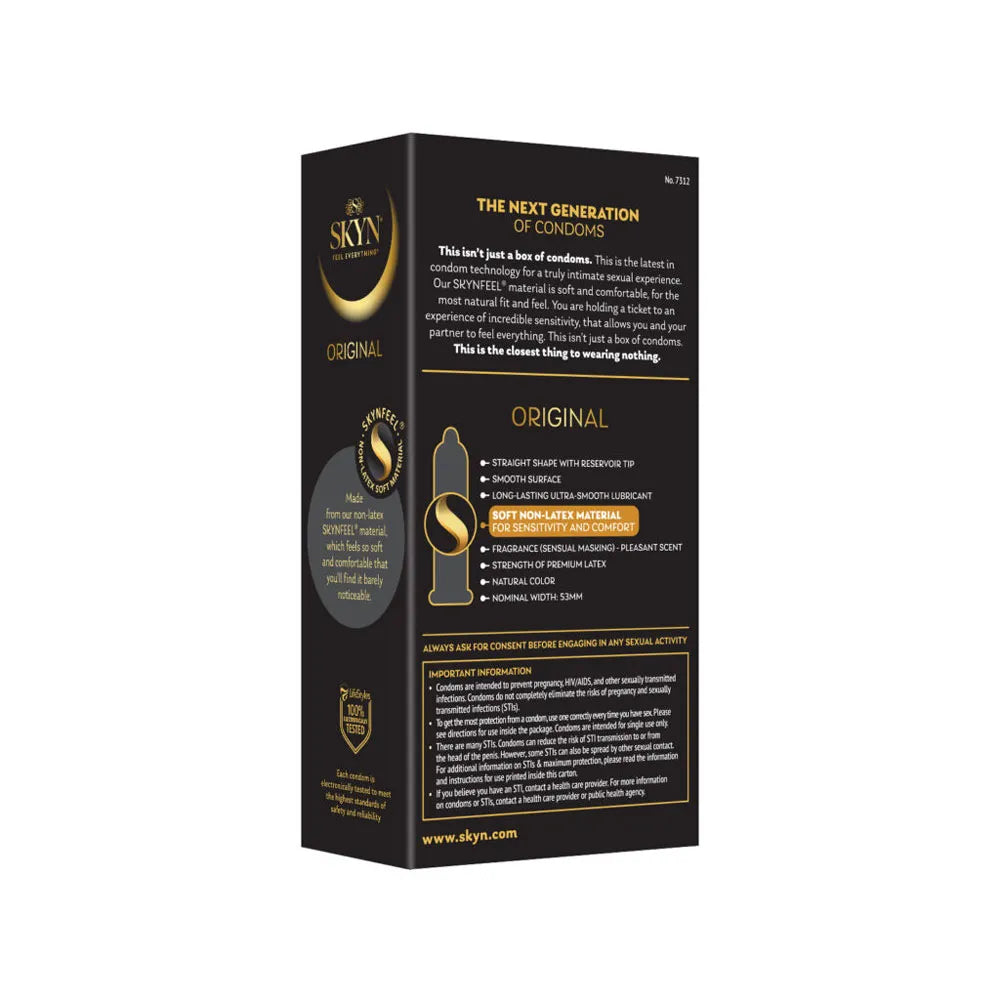 Lifestyles Skyn – Non-Latex Condoms 12 Pack > Essentials > Condoms > Non-Latex