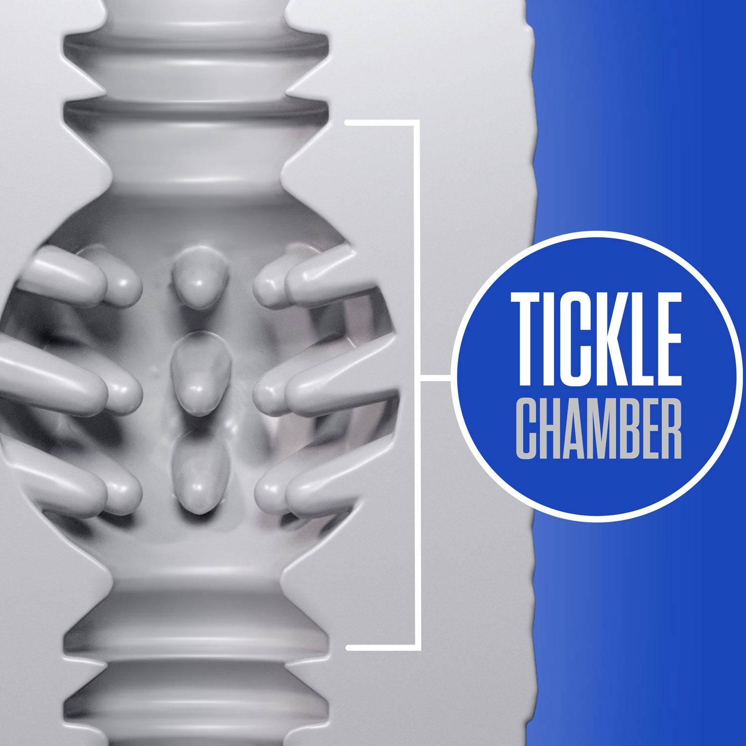 Rize Reakt (White) – Self-Lubricating Male Masturbation Stroker Strokers - Manual