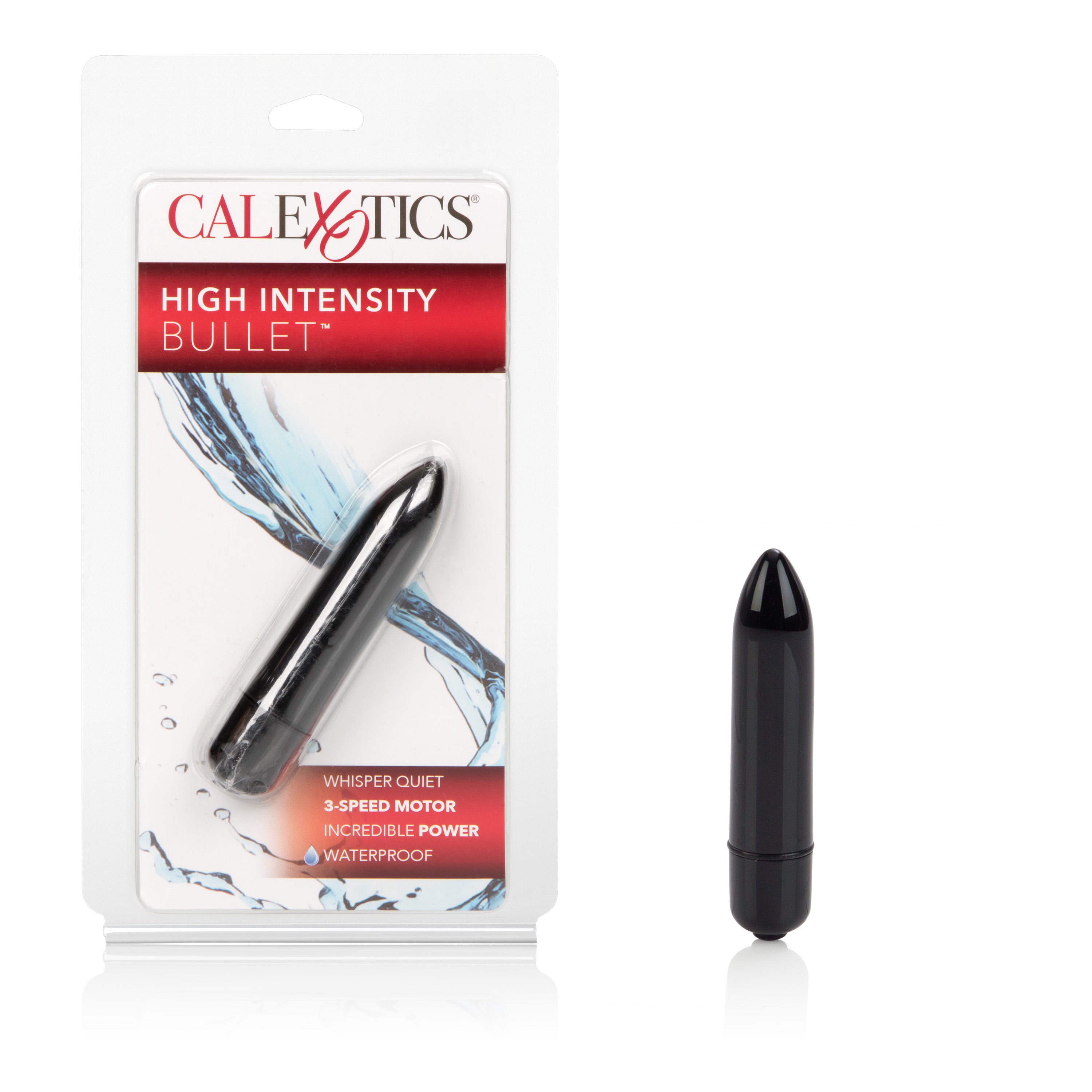 High Intensity Black Bullet Vibrator Waterproof for Intimate Use BULLETS