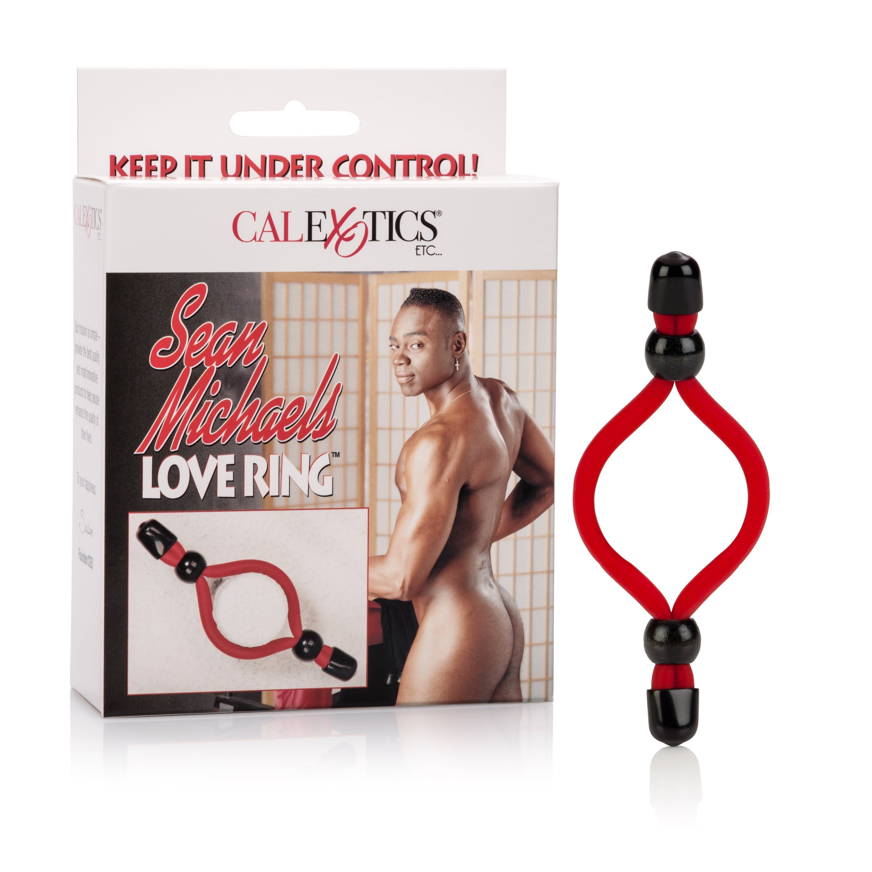Sean Michaels Adjustable Love Ring Silicone Enhancer COCK RINGS