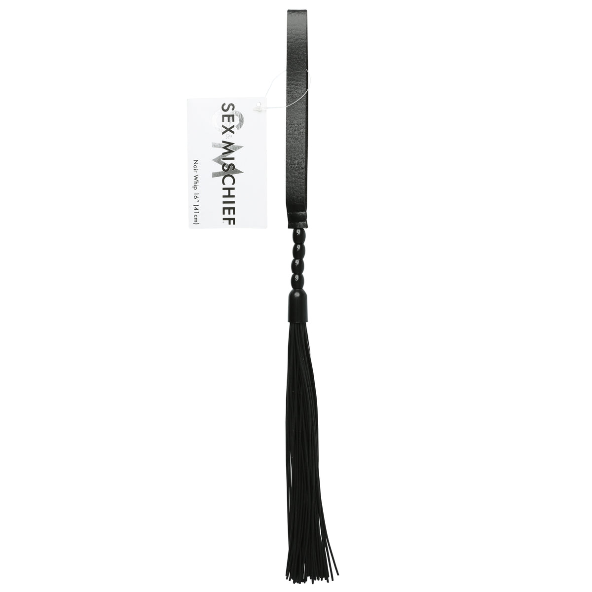 Sex and Mischief Noir Whip – Sensual Exploration Accessory > Bondage Gear > Whips & Floggers