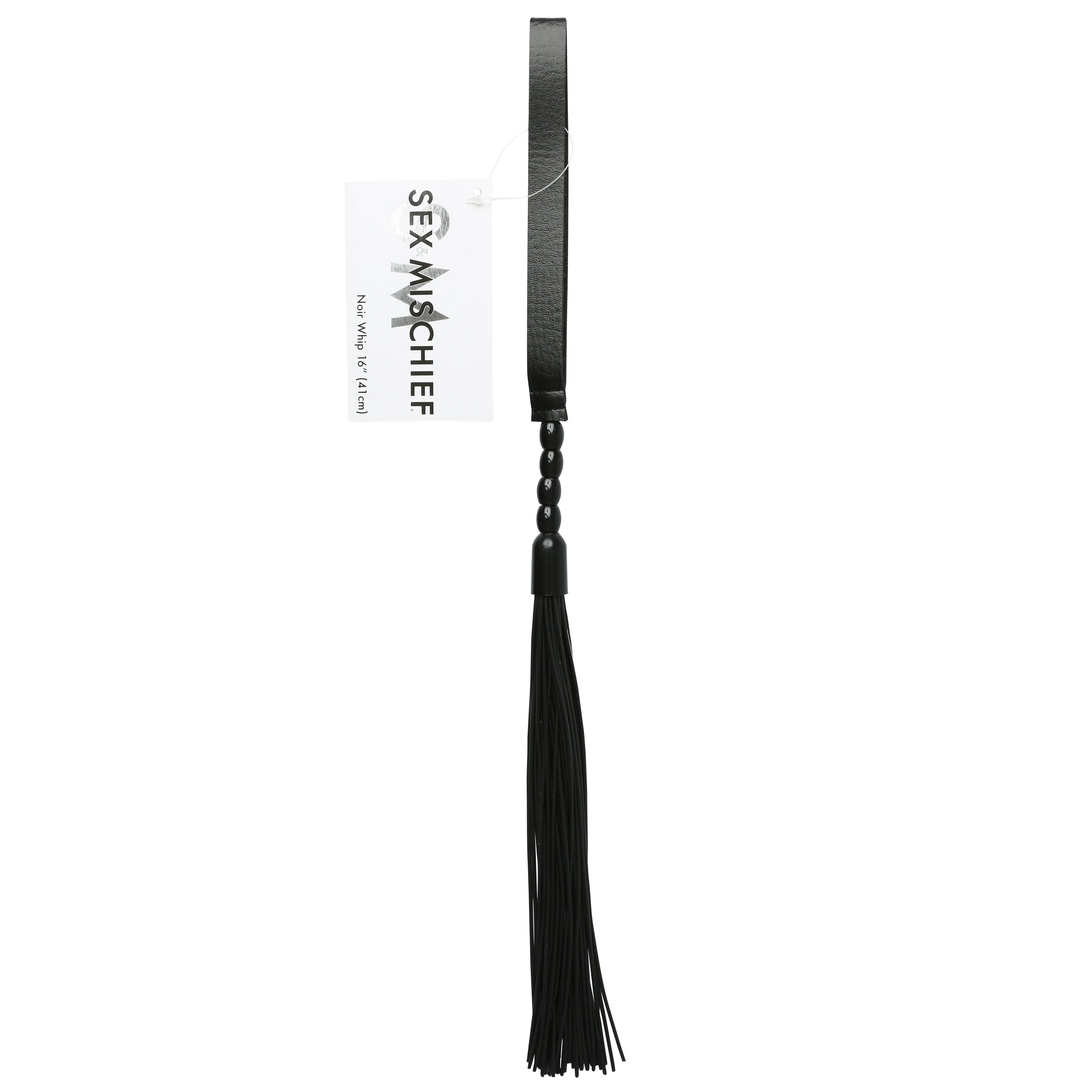 Sex and Mischief Noir Whip – Sensual Exploration Accessory > Bondage Gear > Whips & Floggers