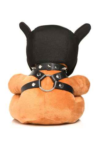 Bondage Pup Bear Plush with Puppy Mask and Leather Harness Party Supplies