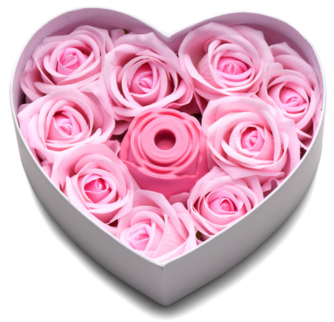 Rose Lover's Gift Box Clit Stimulator with Heart-Shaped Box STIMULATORS