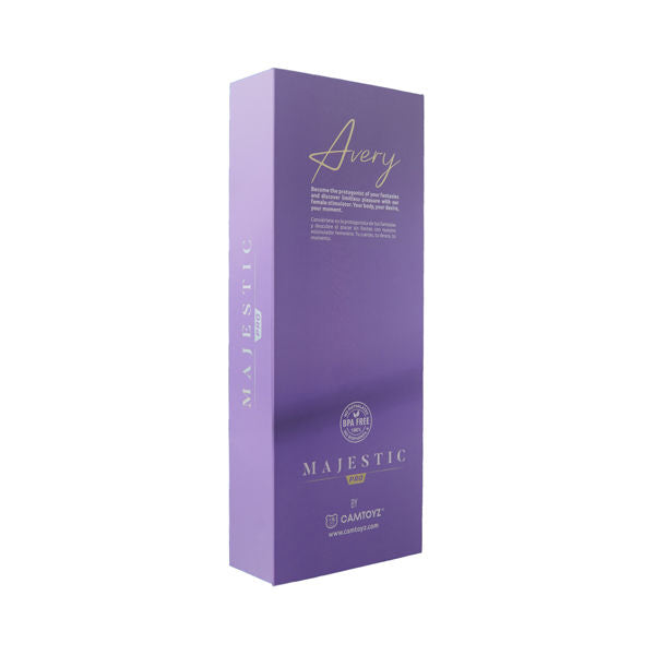 Avery Majestic Purple G-Spot And Clitoral Vibrator Adult Toy Purple VIBRATORS-RABBIT