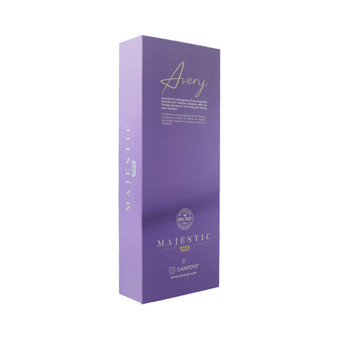 Avery Majestic Purple G-Spot And Clitoral Vibrator Adult Toy Purple VIBRATORS-RABBIT