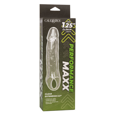 CalExotics Performance Maxx Clear Extension 5.5 Inches Clear SLEEVES