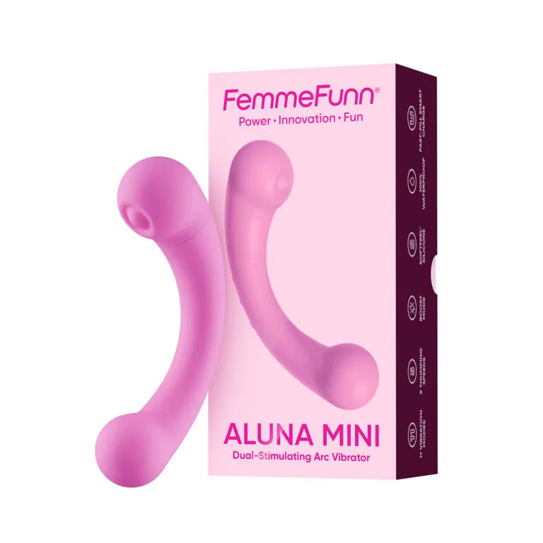 Aluna Mini – Waterproof Silicone Rechargeable Vibrator Secondary image