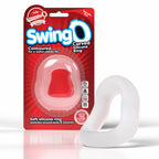 Screaming O Swingo Curve (Clear) – Stretchy True Silicone Cock Ring Clear > Cock Ring > Single