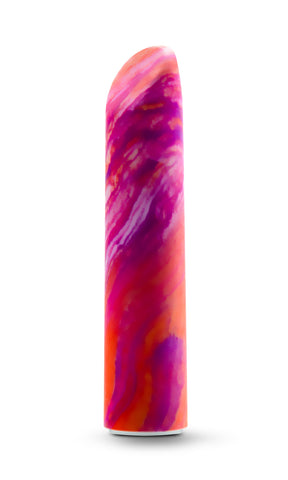 Limited Addiction Fiery Power Vibe Coral Mini Vibrator with Rumble Tech BULLETS