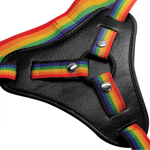 Strap-U Take the Rainbow Universal Strap-On Harness for Pegging Fun Harnesses & Strap-Ons