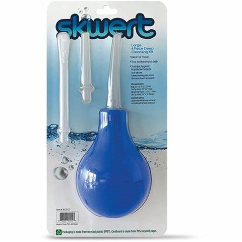Skwert 4 Piece 8 Ounce Douche Medium Set for Personal Hygiene Douches