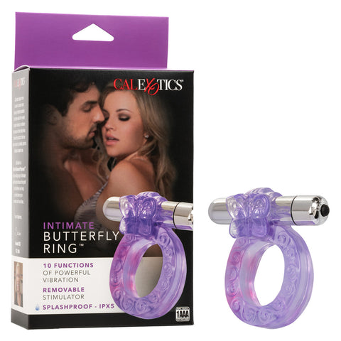 Intimate Butterfly Ring Wireless Vibrating Adult Enhancer Toy Cock Rings Vibrating