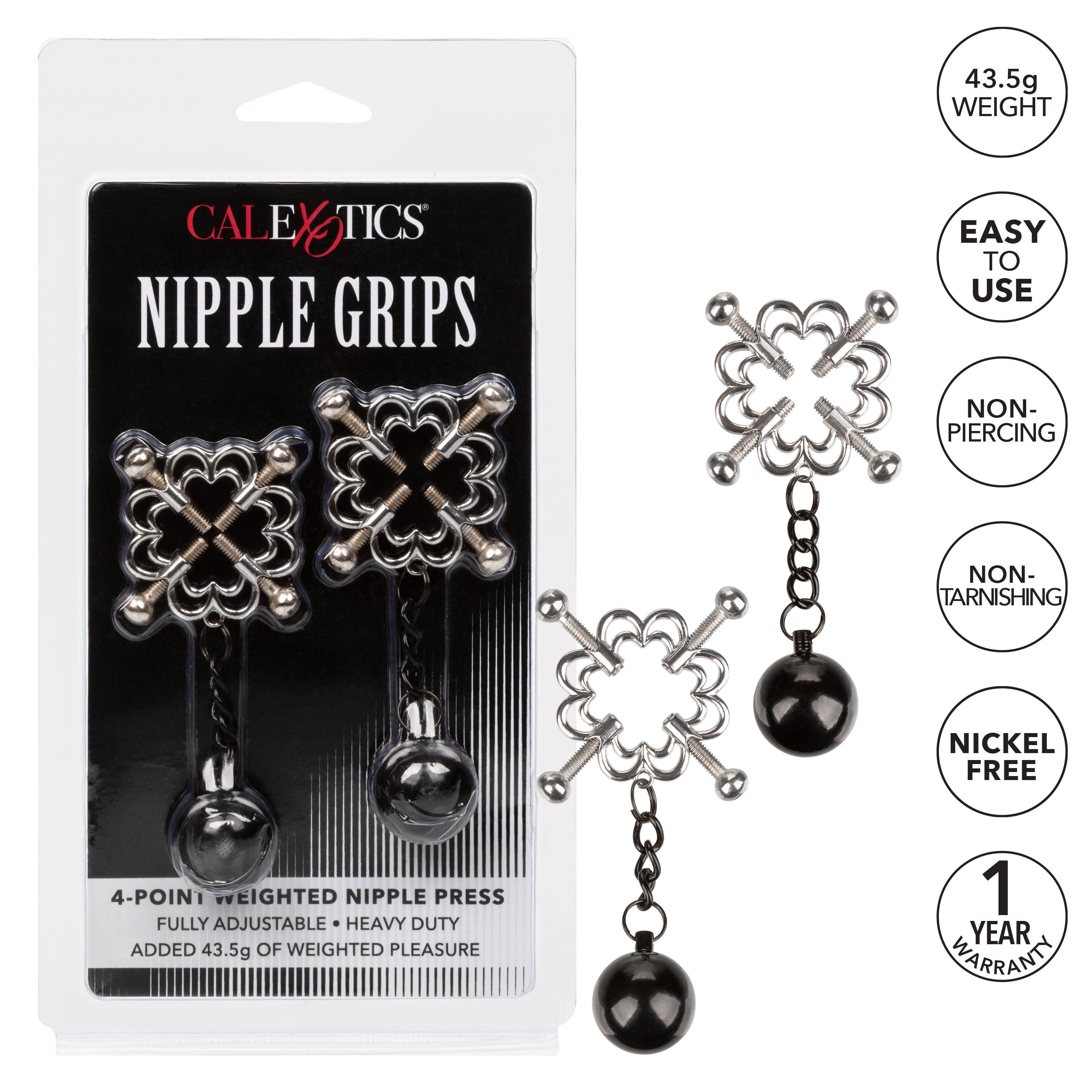 Nipple Grips 4 Point Weighted Nipple Press Nipple Clamps