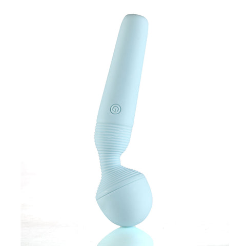 Grace Bendable Vibrating Pleasure Wand Rechargeable Blue Vibrators