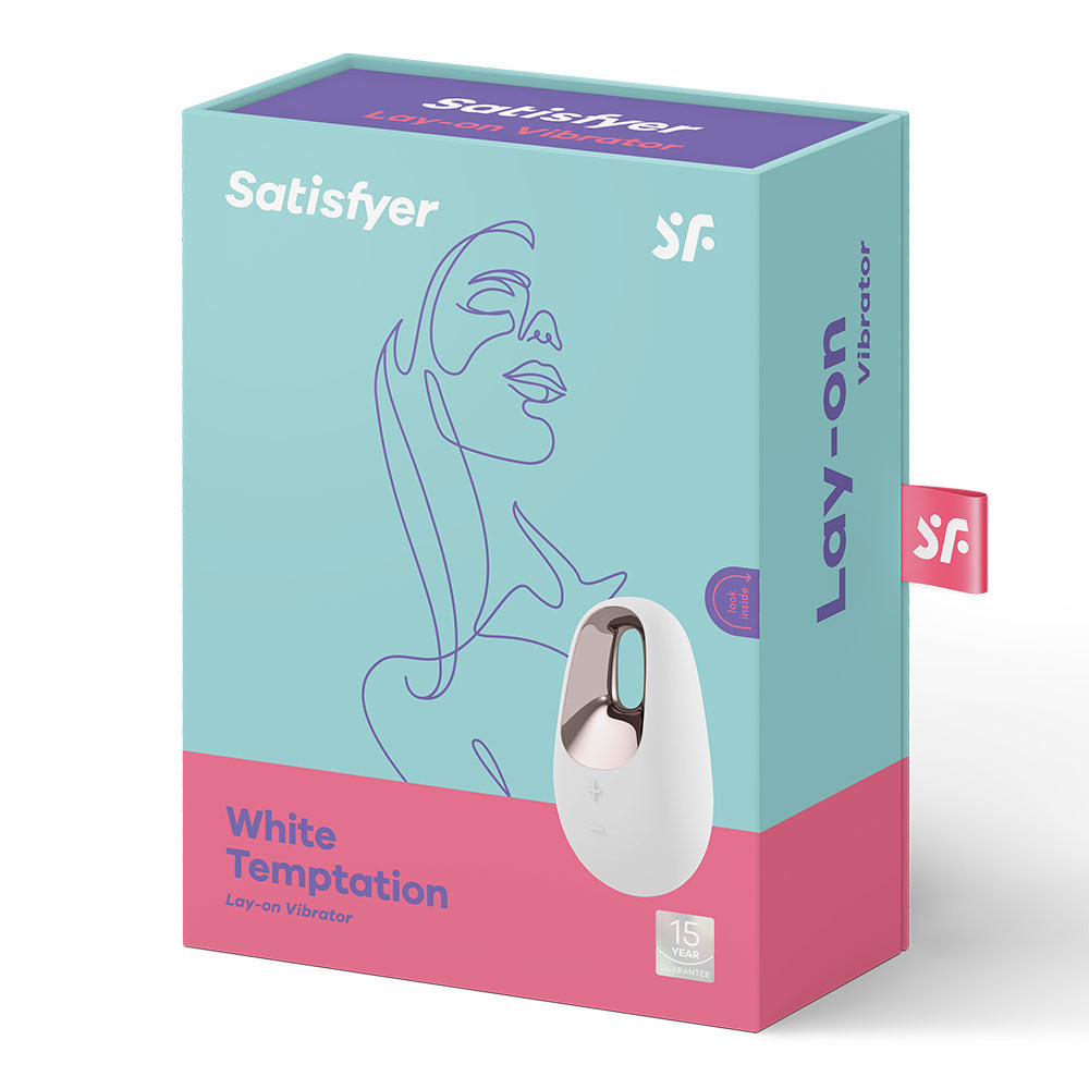 Satisfyer Layons White Temptation – Compact Ergonomic Clitoral Stimulator with 15 Vibration Modes > Sex Toys For Ladies > Clitoral Vibrators and Stimulators