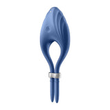 Satisfyer COCK RINGS-PREMIUM Blue Satisfyer Duelist -  Vibrating Adjustable Lasso Cock Ring 4061504018430