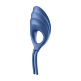 Satisfyer COCK RINGS-PREMIUM Blue Satisfyer Swordsman -  Vibrating Adjustable Lasso Cock Ring 4061504018409
